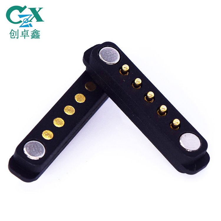 CZX magnetic pogo pin connector 5pin 5 pin pogo docking keyboard