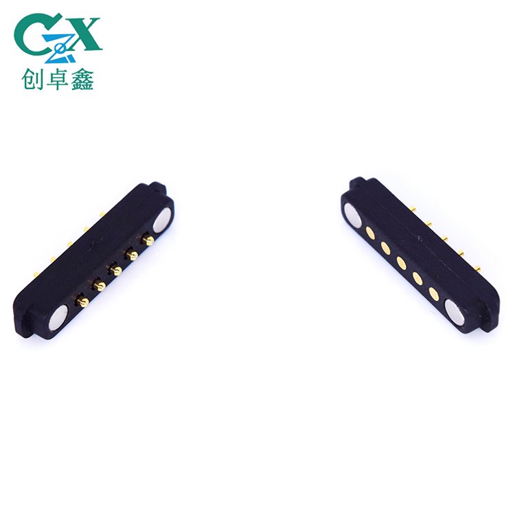 CZX magnetic pogo pin connector 5pin 5 pin pogo docking keyboard