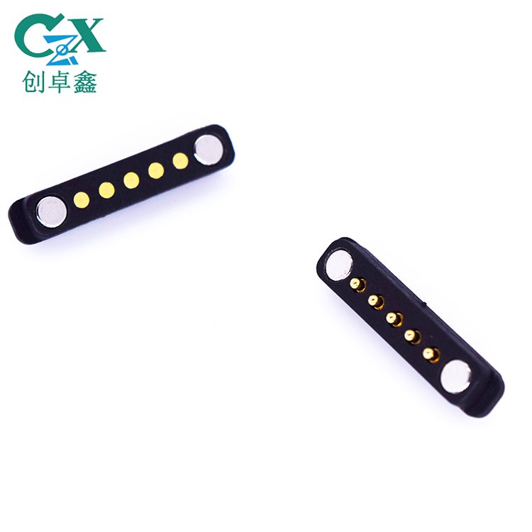 CZX magnetic pogo pin connector 5pin 5 pin pogo docking keyboard