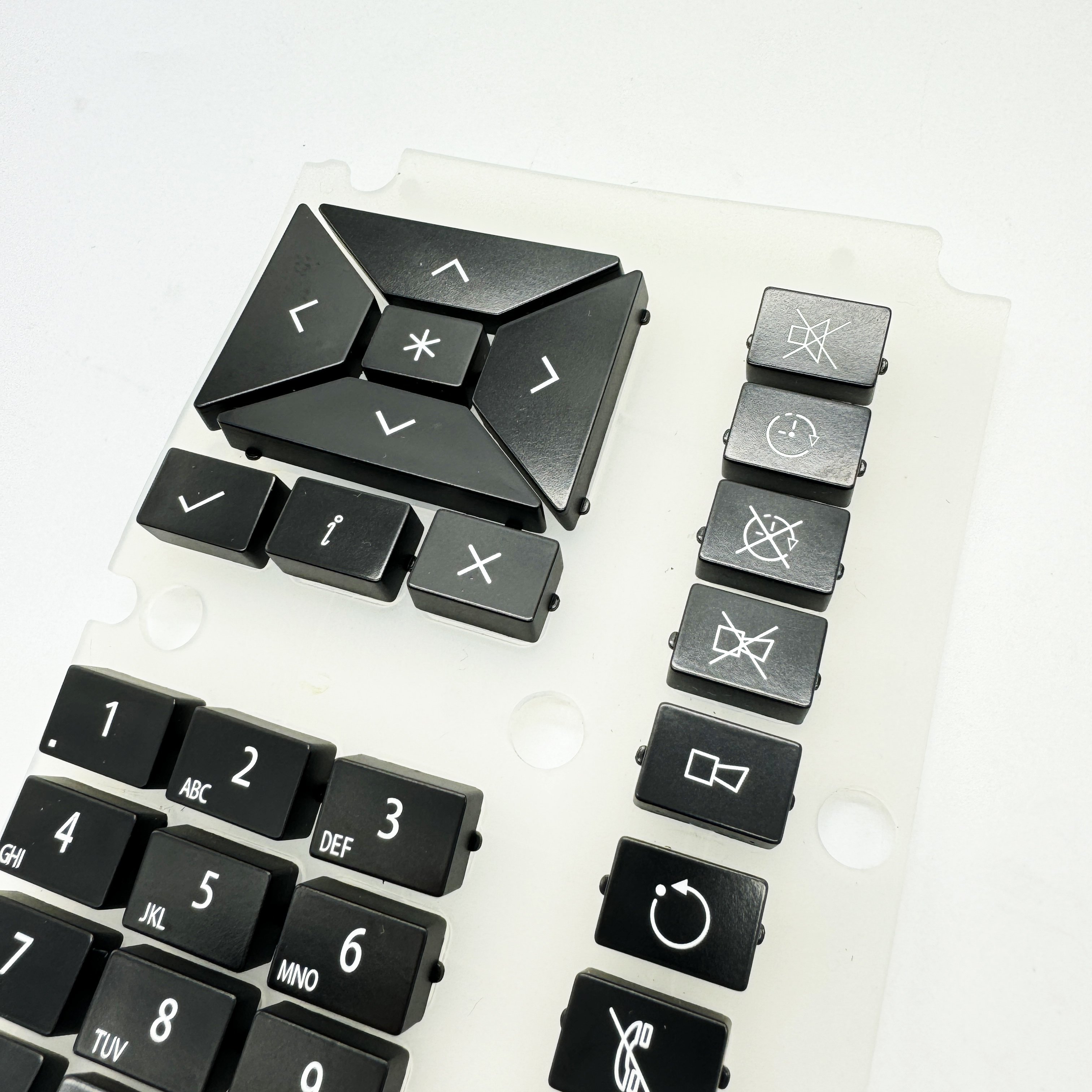 OEM ODM Medical Equipment Silicone Buttons Keyboard Customized Rubber with Advanced Silk Screen Printing Technology