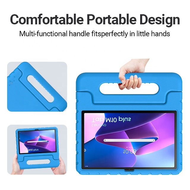 Soft Lightweight Kids Tablet Case for Lenovo Tab M10 plus 10.6 inch , Shockproof Eco-friendly Anti-shock Drop protection