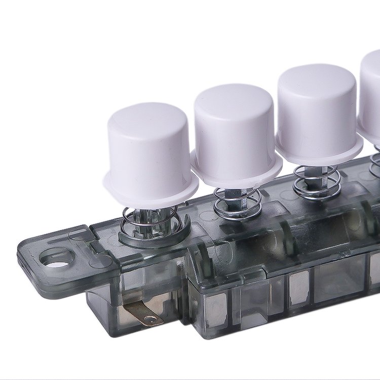 YUANFENG 3 speed 1A 125V White keyboard button switch