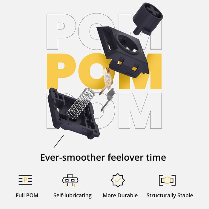 Kailh Full POM Low Profile Switches Mechanical Keyboard customized mechanical keyboard switch