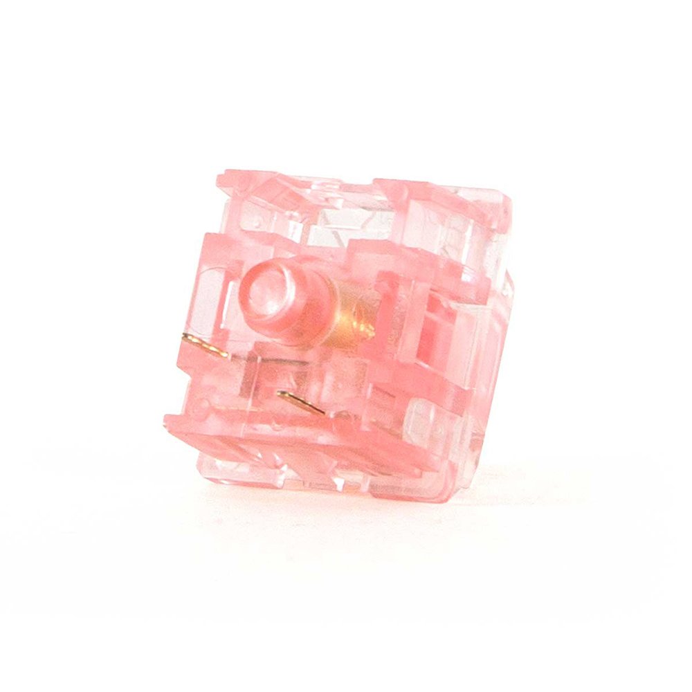 KTT Content Strawberry Keyboard Switches SMD LED 45g 3 Pin RGB Linear Switch