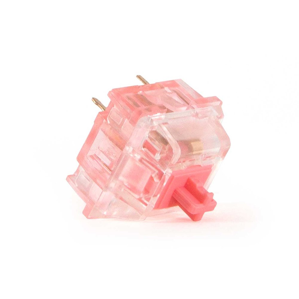 KTT Content Strawberry Keyboard Switches SMD LED 45g 3 Pin RGB Linear Switch