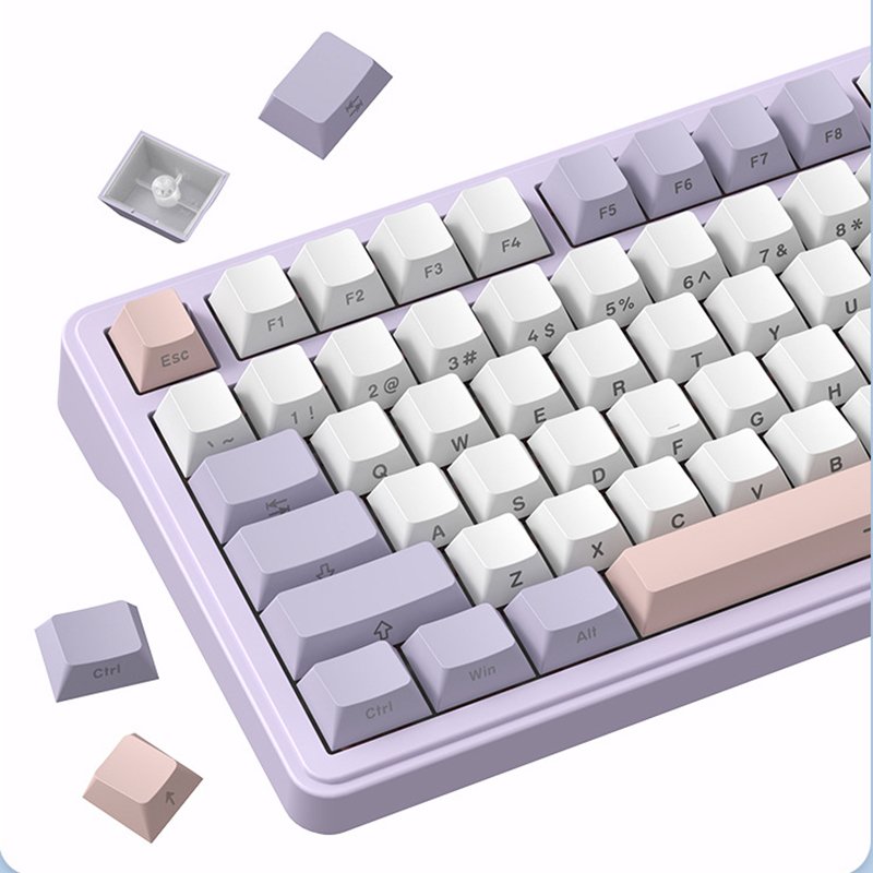 Custom Bluetooth 5.0 2.4G Wireless With Type-C Link Three Mode 82 Keys Gaming Mechanical Keyboard Support For Customization