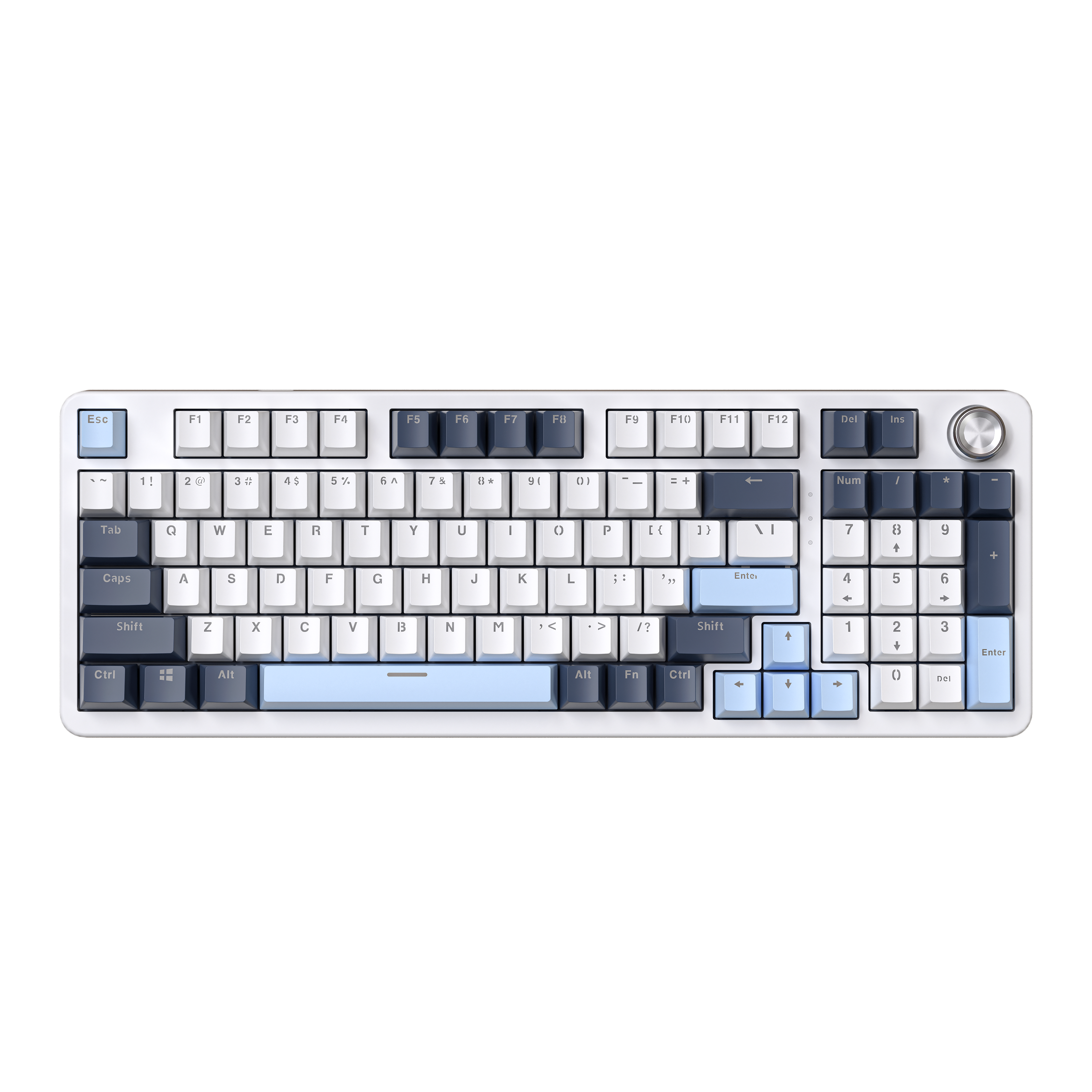 ZIFRIEND A98 Gasket Hotswap Silent Switch Full Size Gaming Mechanical Keyboard 98 keys RGB Backlit for Laptop Computer PC