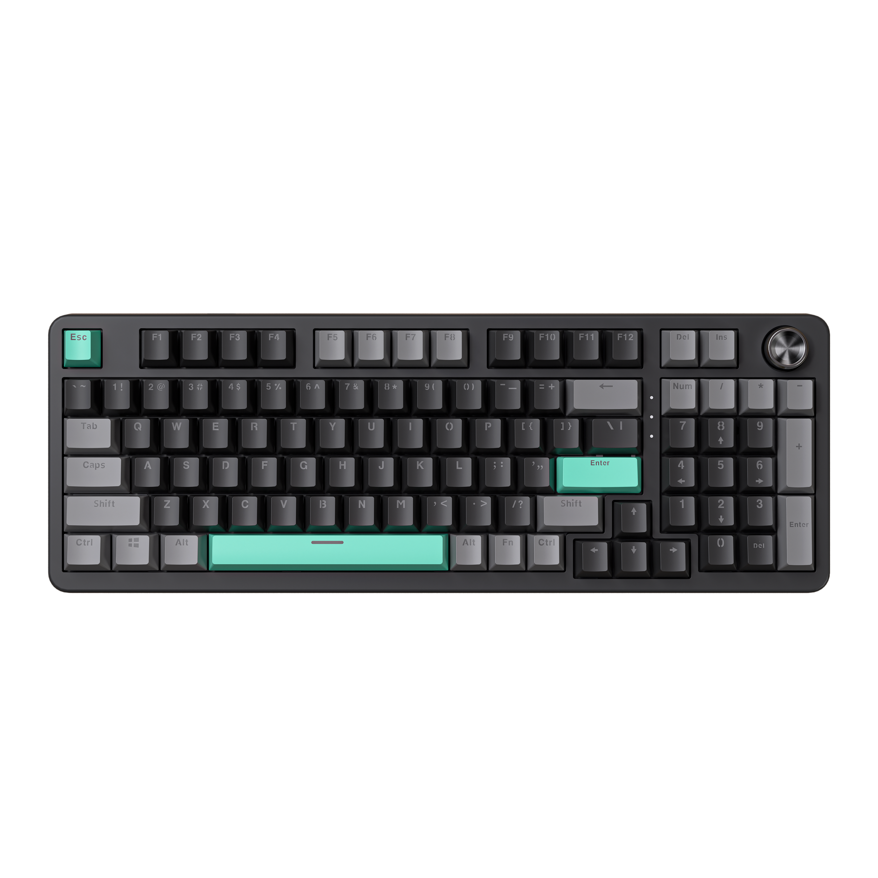 ZIFRIEND A98 Gasket Hotswap Silent Switch Full Size Gaming Mechanical Keyboard 98 keys RGB Backlit for Laptop Computer PC
