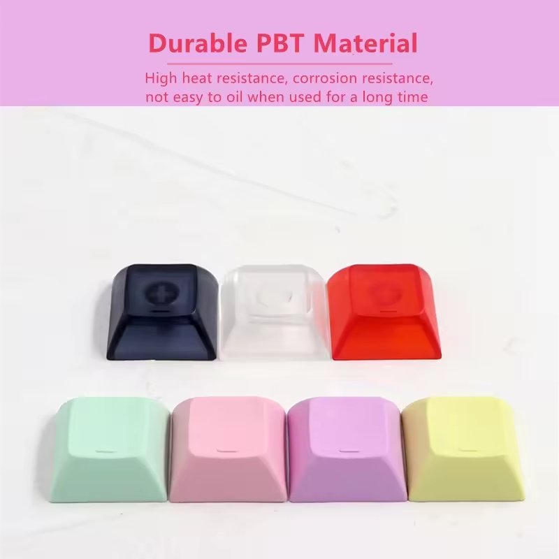 Multi-color DSA Blank Keycap Durable PBT Material 1U/1.25U/1.5U/2U/Blind Spot Keys Mechanical Customized Keycap With Mx Switch