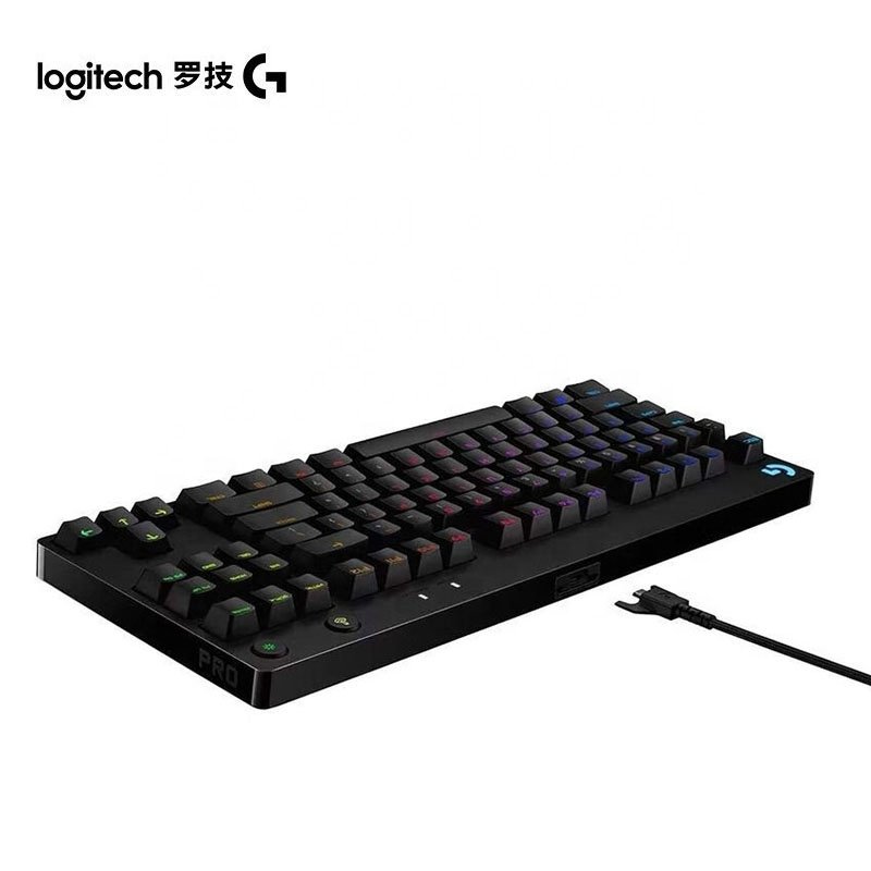 Original Logitech G Pro X Keyboard CM-KB0143B Wired USB 87 Keys Gaming Mechanical Keyboard Waterproof Detachable Cable Keyboard