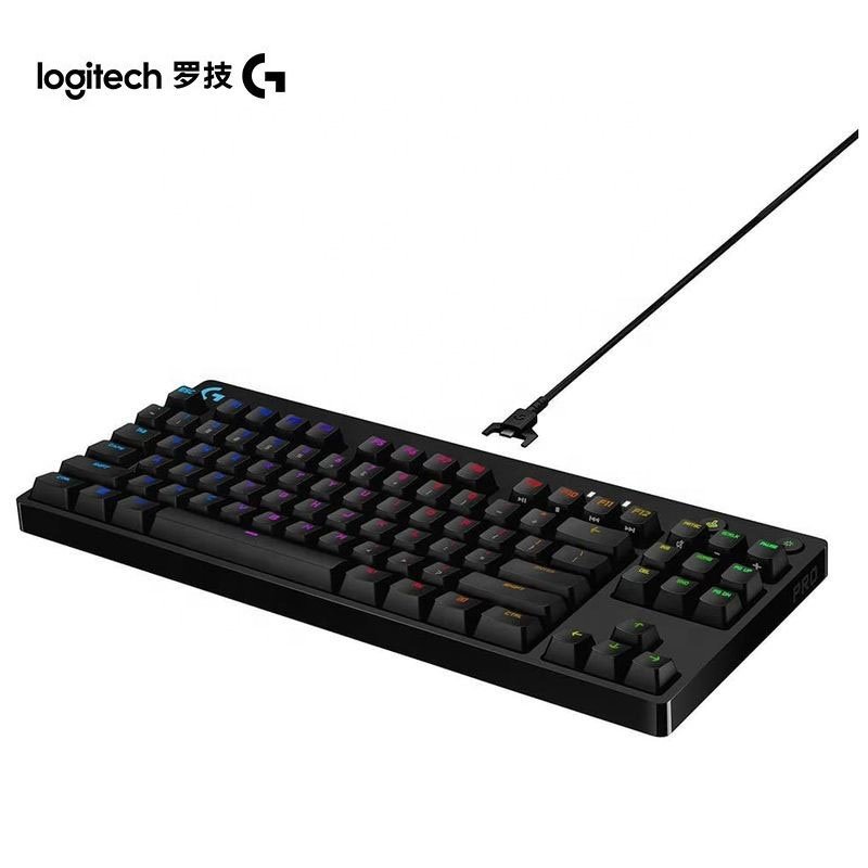 Original Logitech G Pro X Keyboard CM-KB0143B Wired USB 87 Keys Gaming Mechanical Keyboard Waterproof Detachable Cable Keyboard