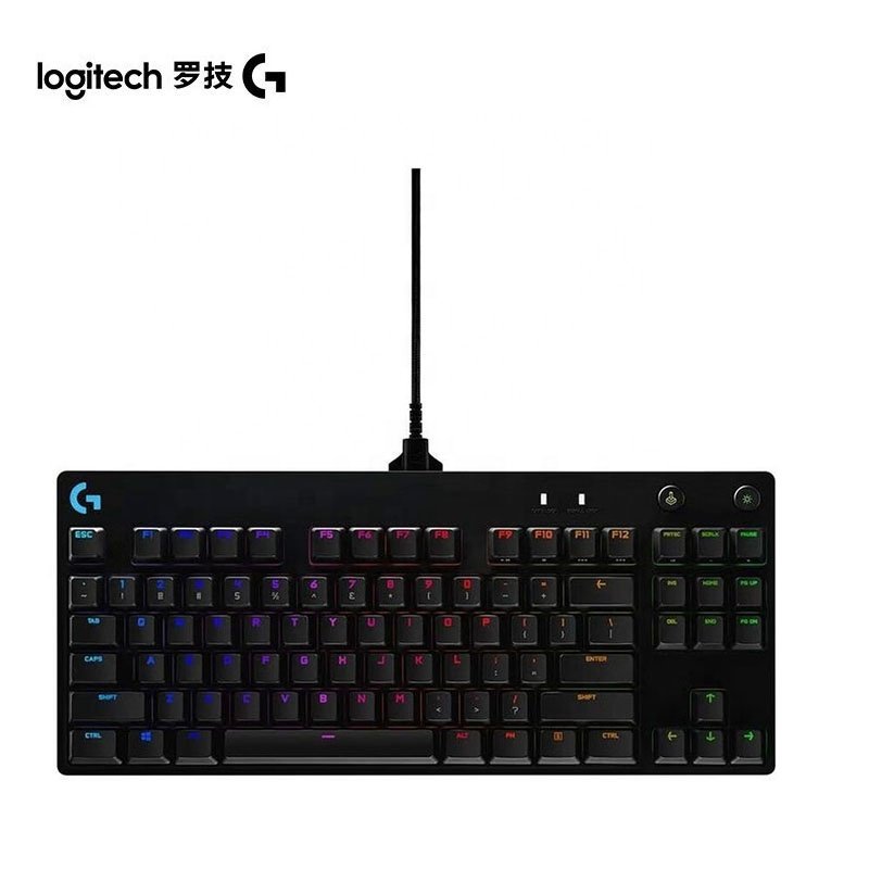 Original Logitech G Pro X Keyboard CM-KB0143B Wired USB 87 Keys Gaming Mechanical Keyboard Waterproof Detachable Cable Keyboard