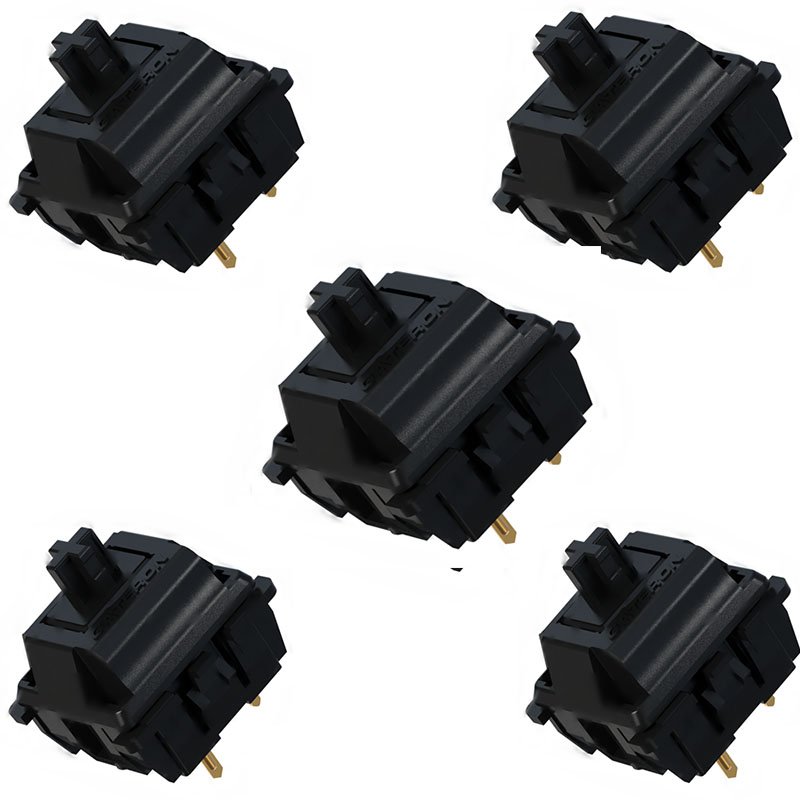 Newly GATERON Customized DIY Oil King Smooth Linear 55g Force 5pin Gaming Mechanical Keyboard Switch
