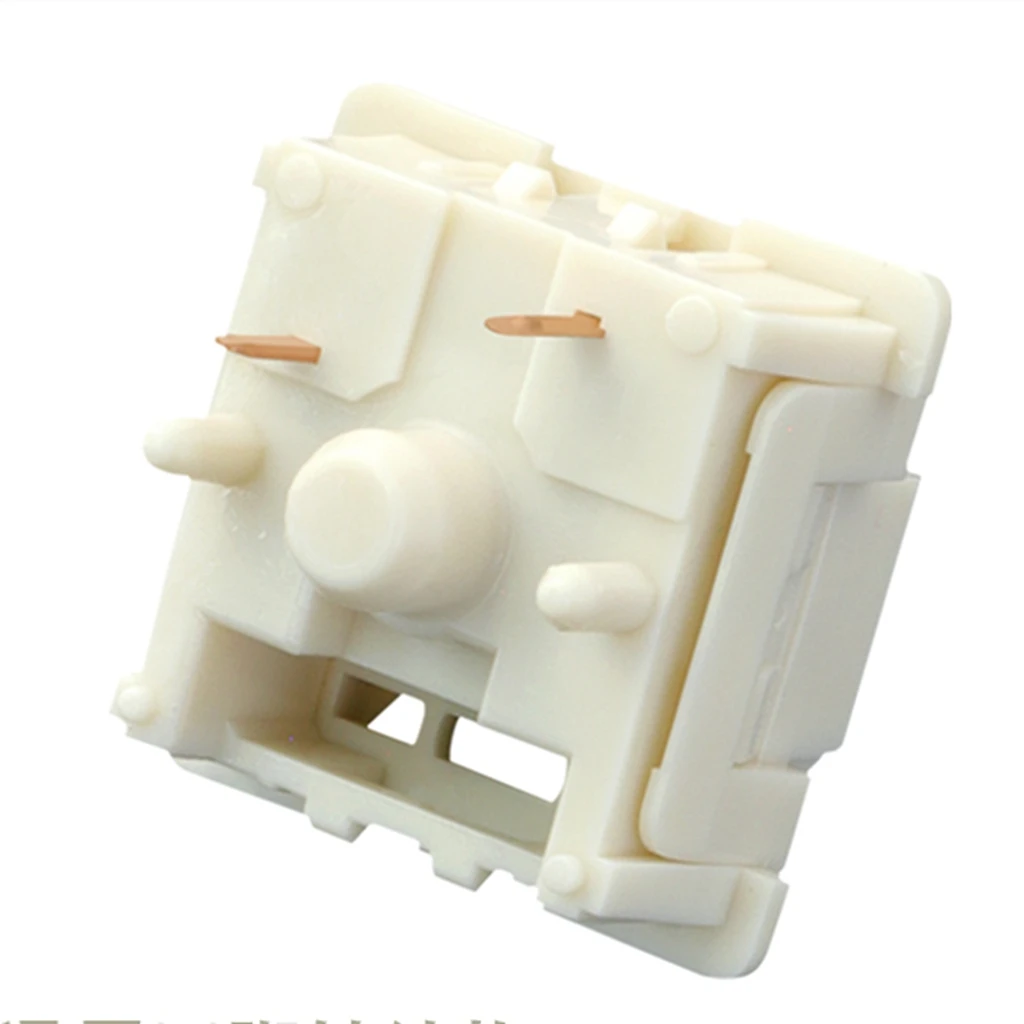 MMD Ice Cream Milk White Complete POM Linear Keyboard Switches 5 Pins 45g