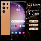 S24Ultra Smartphone, 7.3 inch HD Screen Phone, Android 13 4+64 16+1TB Memory Card Smartphone, Dual SIM Dual Standby 5G/4G/GPS