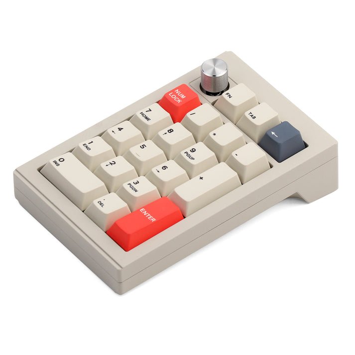 CIDOO V21 number pad Quake matte switch VIA Mechanical Keyboard 33 Keys Gasket triple mode matte switch cnc aluminum case