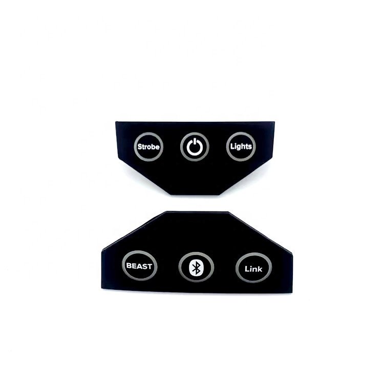 INO OEM Silicone Rubber Durable Waterproof Laser Keypad Silicone Switch Button Keyboard