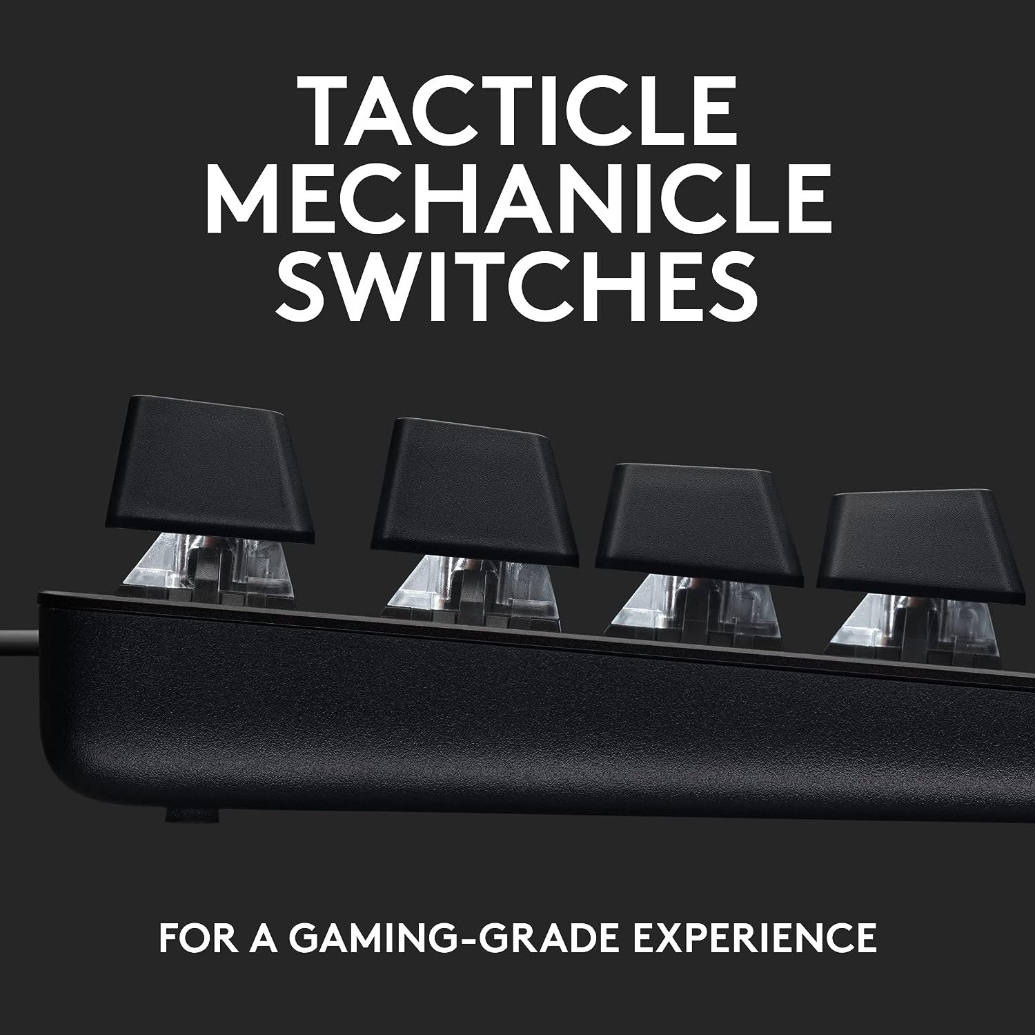 Logitech G413 TKL SE Wired Mechanical Gaming Keyboard Compatible with Windows macOS Black