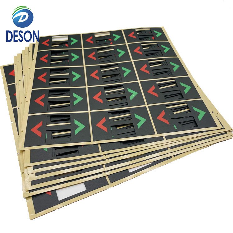 Deson high quality directly membrane keyboard film adhesive tape matte graphic overlay membrane switch keypad