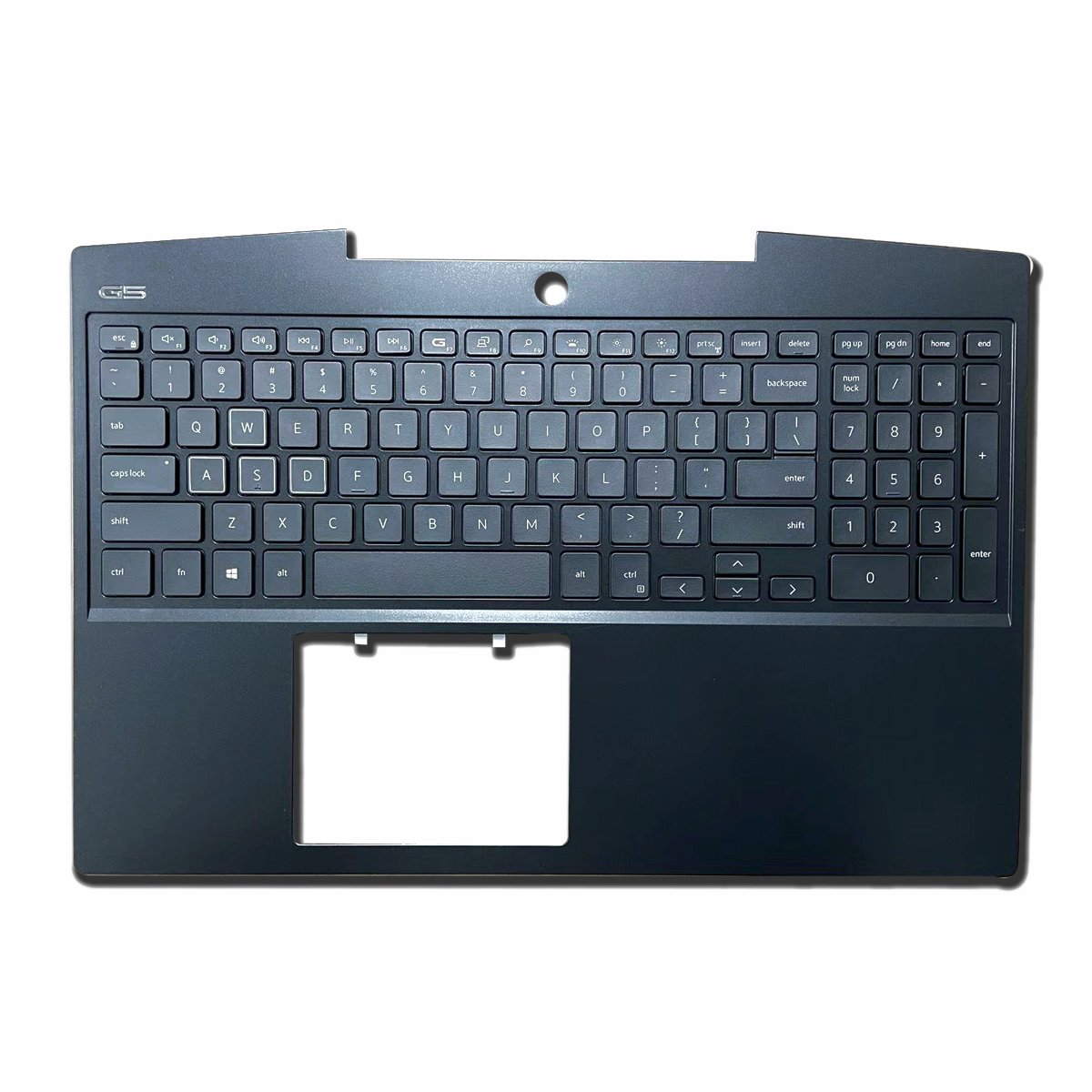 New palm rest large shell C protective cover for replacement parts of Dell Inspiron G5s laptop, with keyboard