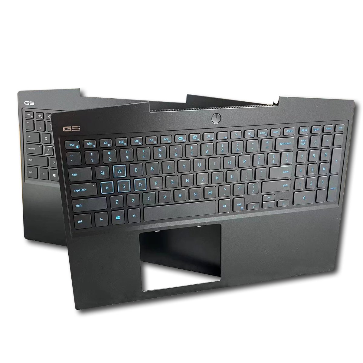 New palm rest large shell C protective cover for replacement parts of Dell Inspiron G5s laptop, with keyboard