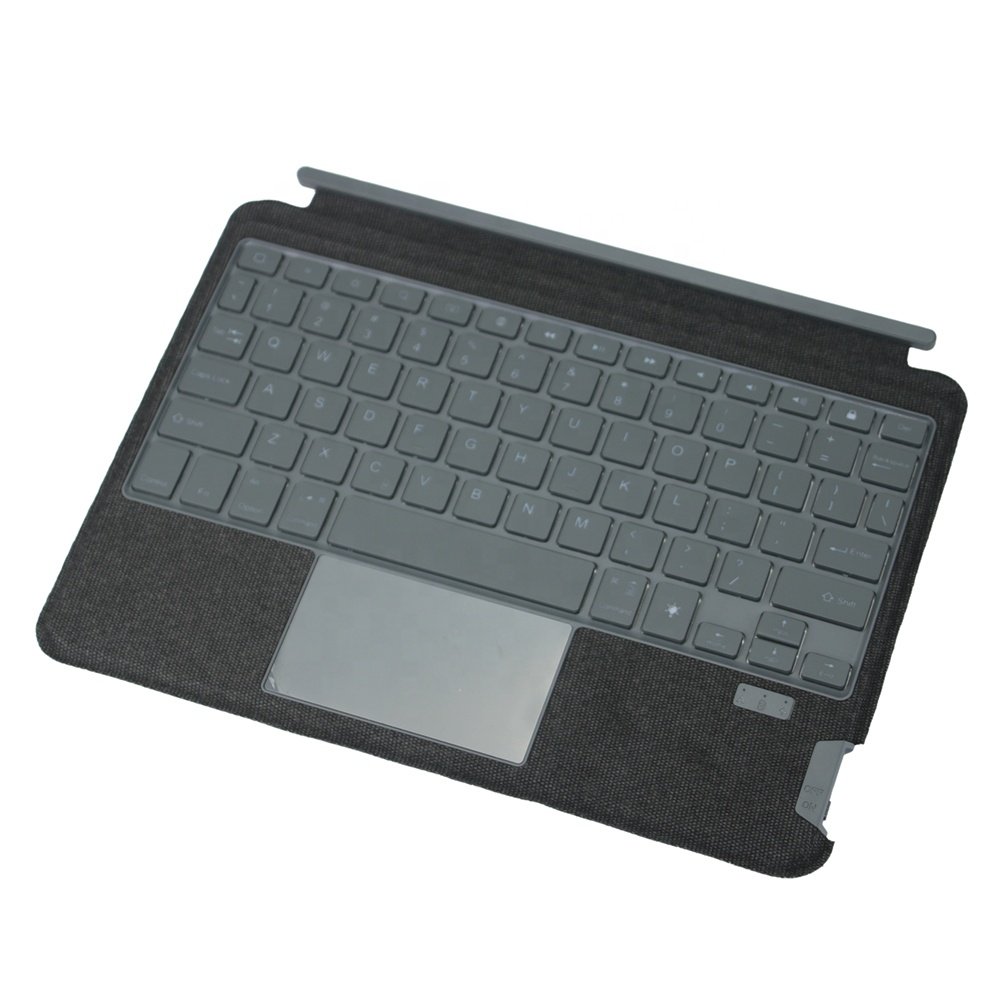 Shockproof Detachable Wireless BT Case for iPad Pro 11 Backlit Keyboard Trackpad Rough PU Hard PC Magnetic Stand Keyboard Case
