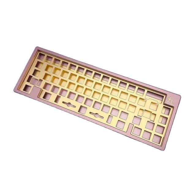 Cnc Machining CNC Turning Milling Cnc Aluminum Color Keyboard Brass Stainless steel Mechanical Keyboard Case