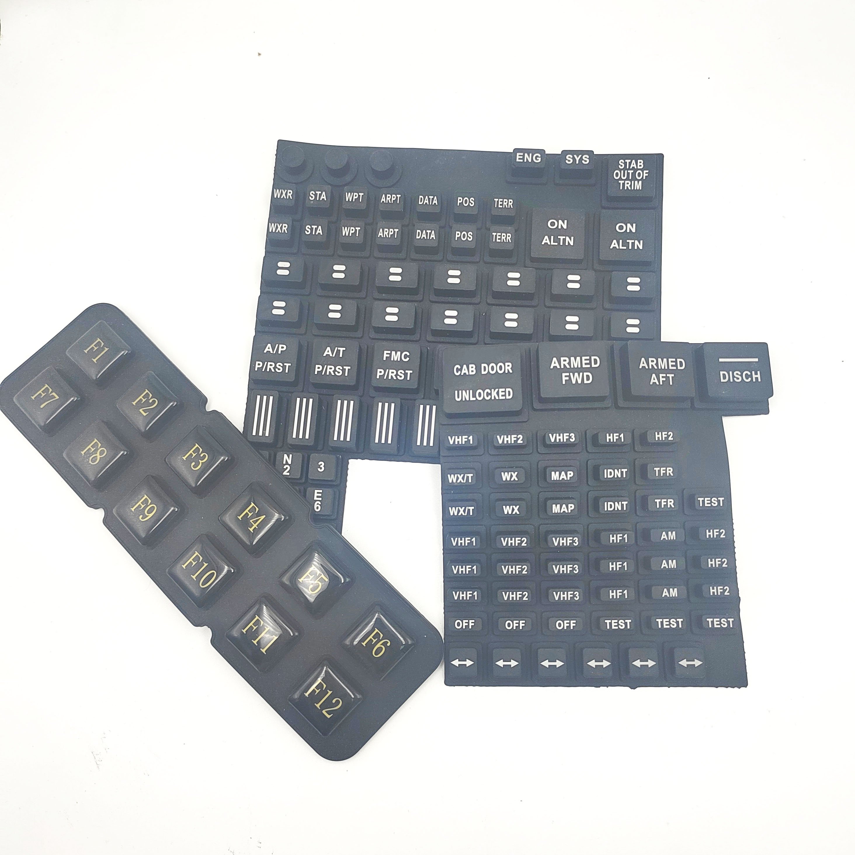 Custom silicone button cover For Controller Keyboard silicone push button