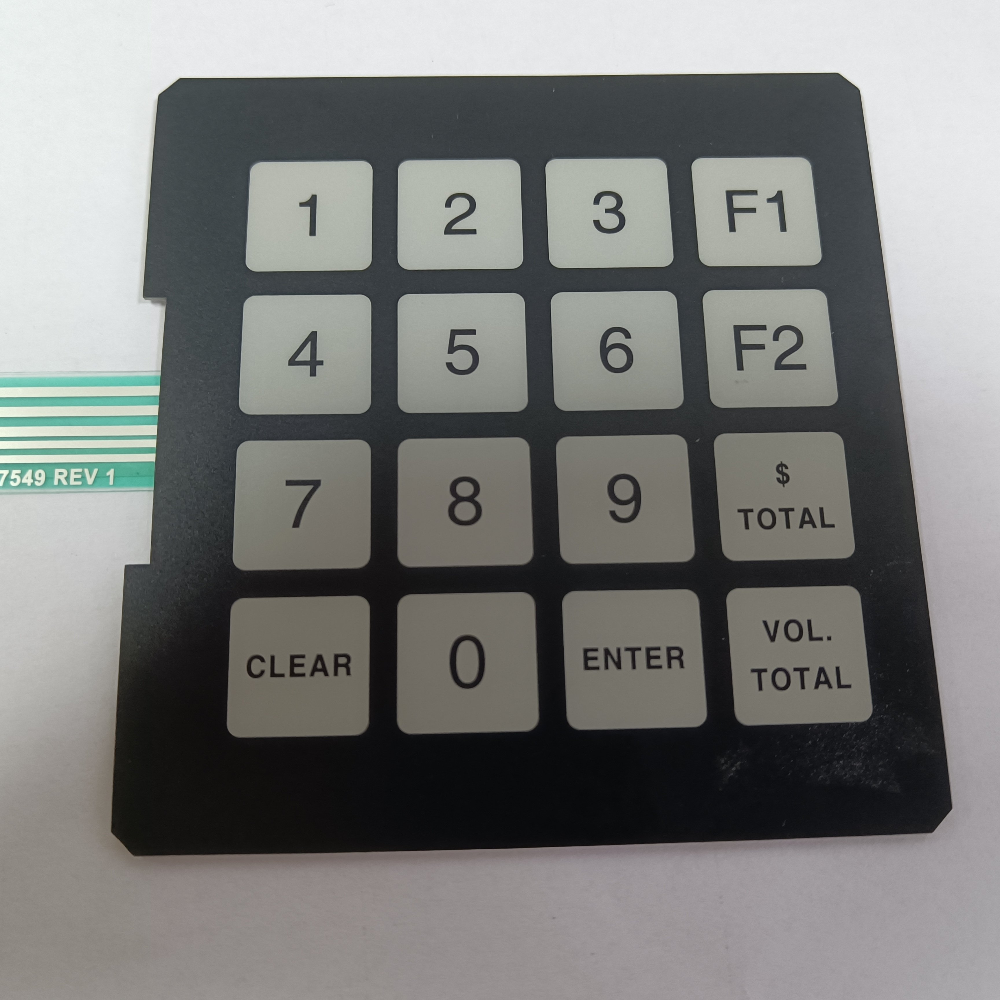 Fuel Dispenser Oil-Resistance Membrane Switch Keyboard for Fuel Dispenser