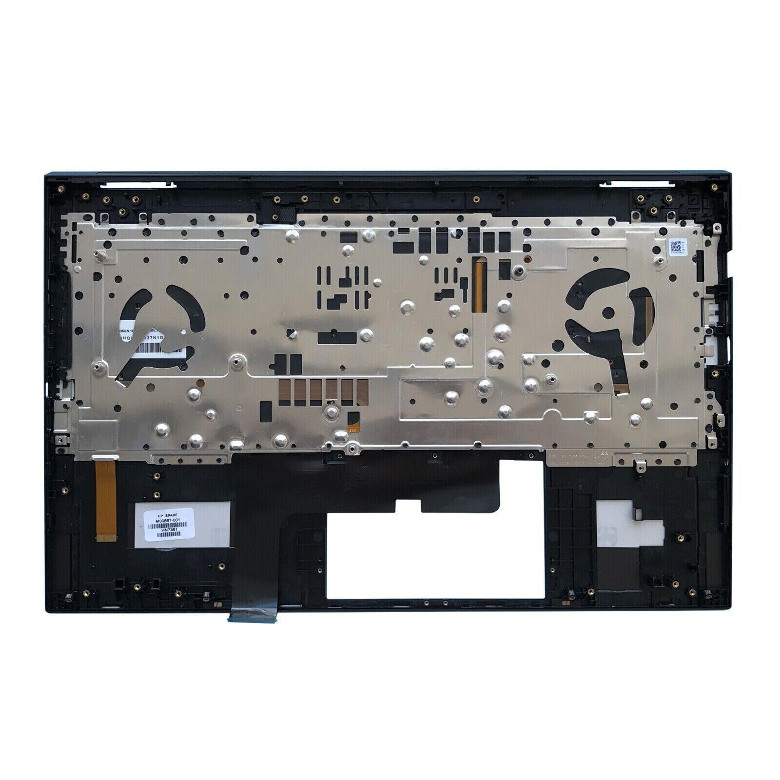 For HP OMEN 15-EK 15-EN 15Z-EN100 Laptop Upper Case Palmrest Keyboard White RGB Backlit Part M00666-001 M00667-001