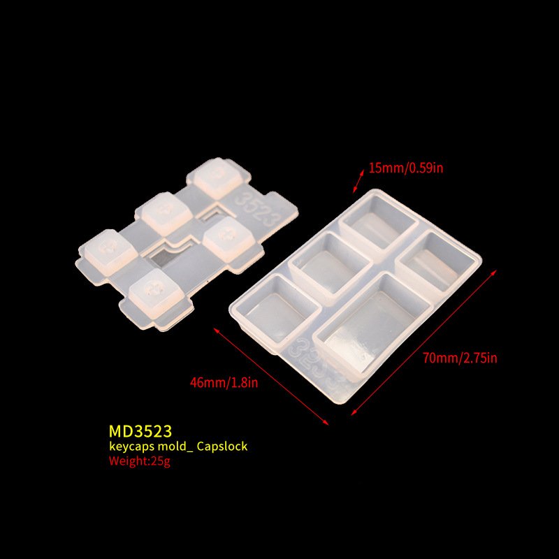 LOVE RESIN diy keycap silicone mold mechanical keyboard key pulle resin keycap cover cat claw mirror glue mold