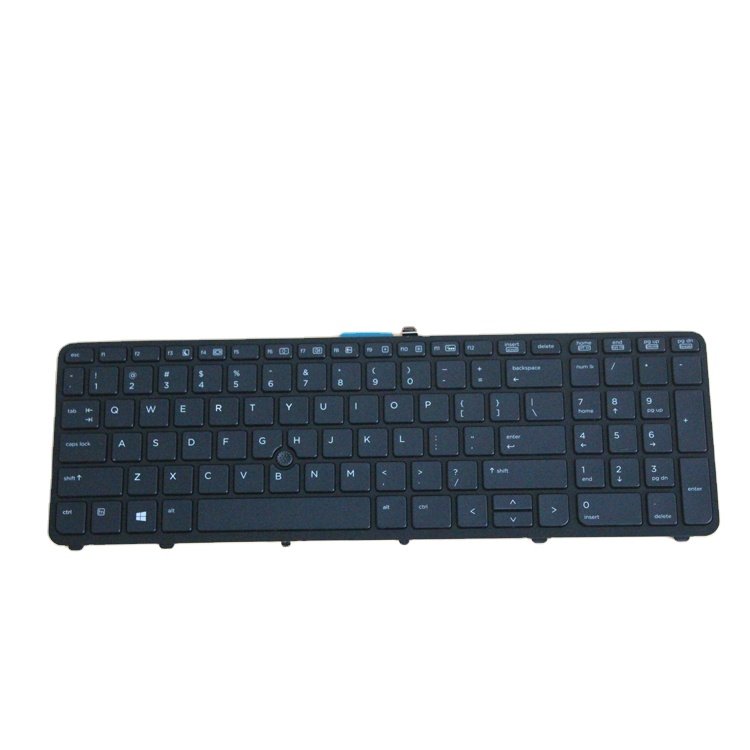 HK-HHT laptop keyboards US laptop keyboard for HP ZBOOK 15 with pointer no backlight keyboard cover laptop