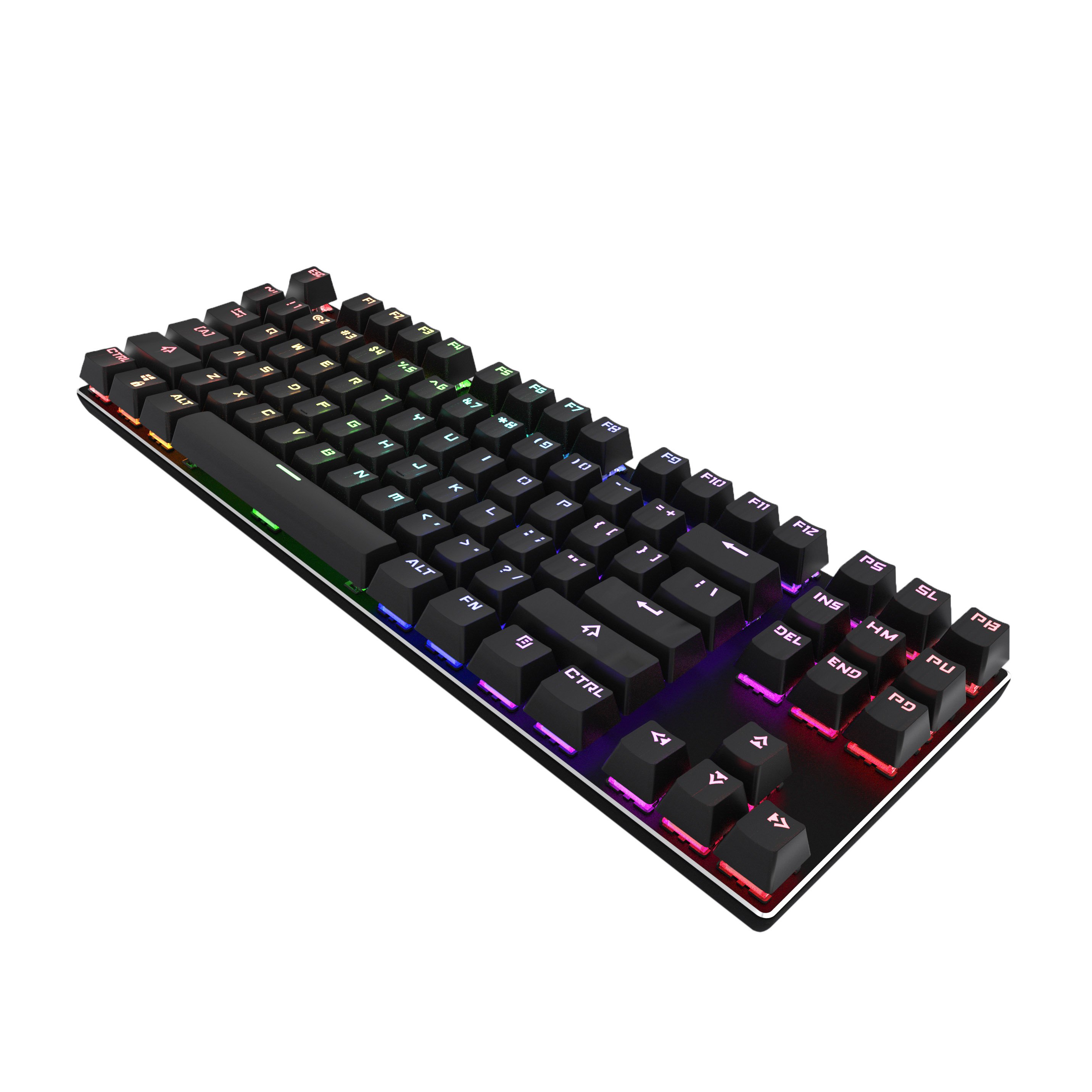 Mechanical Keyboard RGB Wired Sample Usb Desktop USB 2.0 ABS Plastic Factory Supply Wholesale High Quality Cheap Basic Black