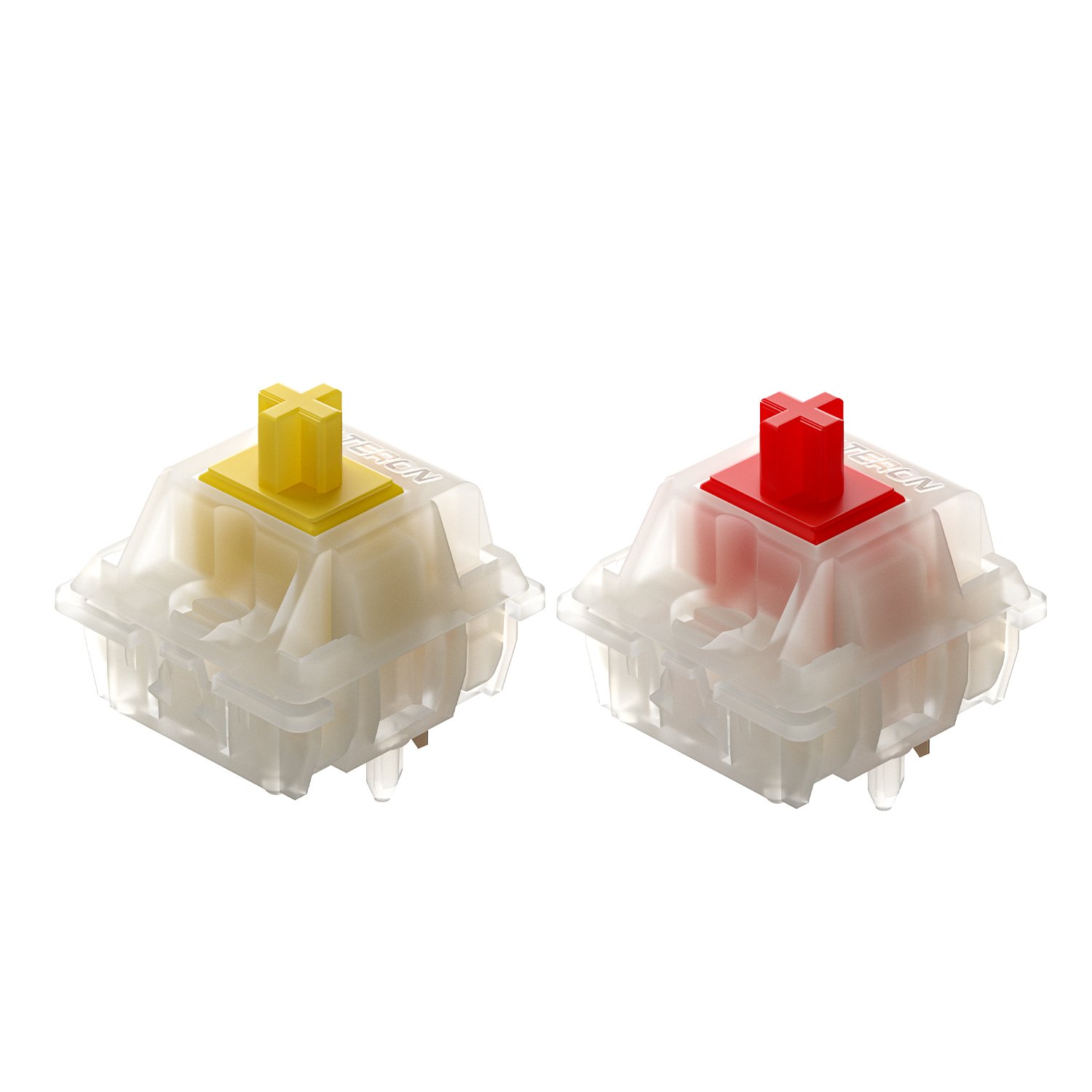GATERON KS-3X1 Milky Yellow Red Pro Switch linear 5 pin gaming mechanical keyboard switch