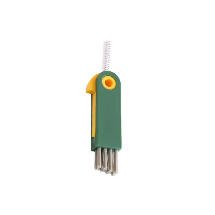 Dll80 3 In 1 Multifunctional Mini Cleaning Brush Cup Cover Lid Cleaner Home Kitchen Washing Tool Cleaning Brush