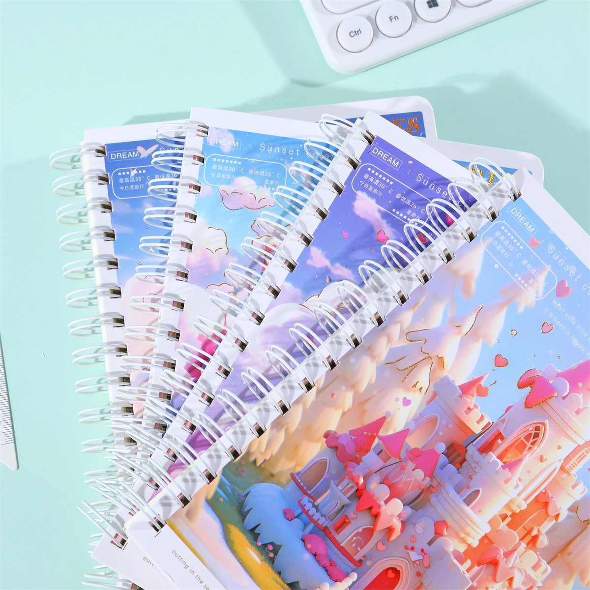2024 2025 Custom Logo Notebook Custom Printing Journal Notebook Custom Spiral Planner Journal Notebook
