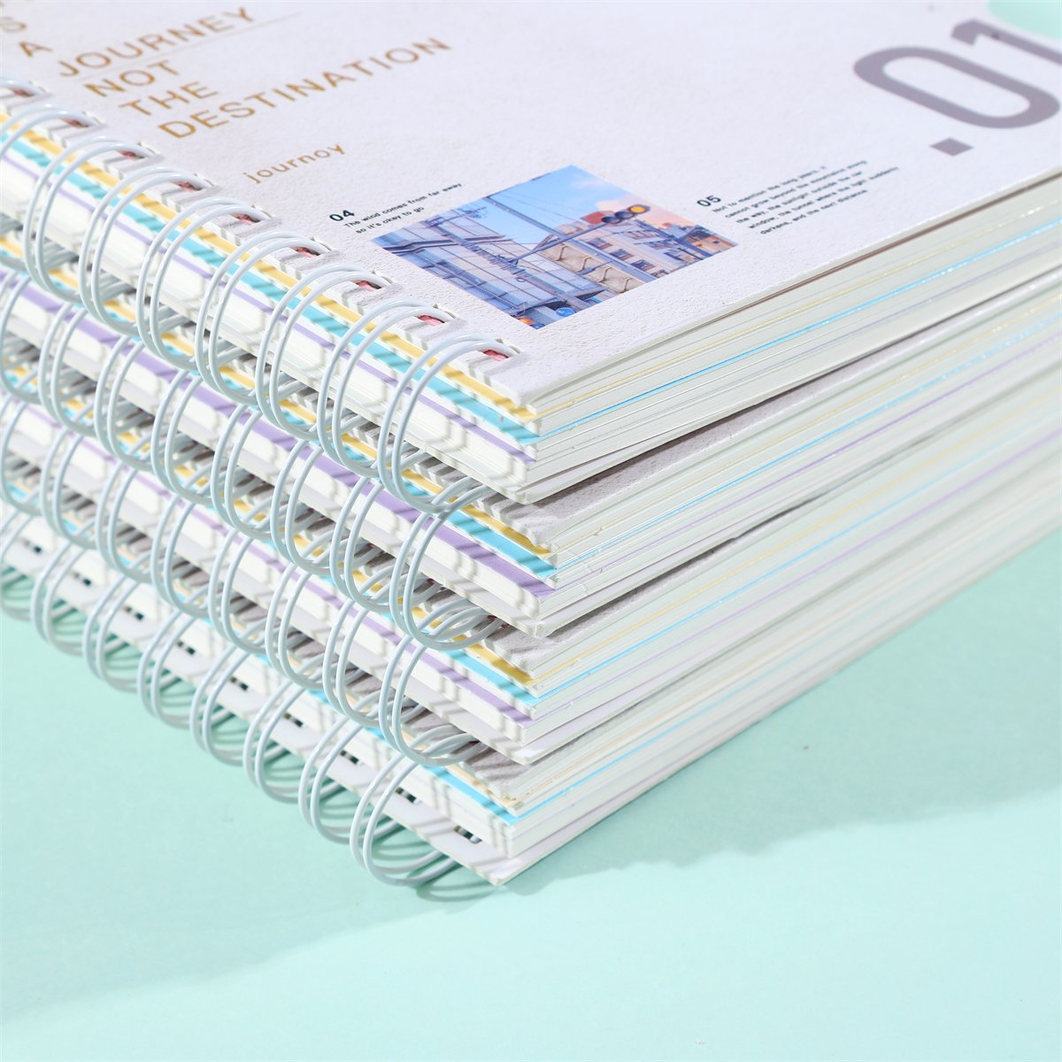 2024 2025 Custom Logo Notebook Custom Printing Journal Notebook Custom Spiral Planner Journal Notebook