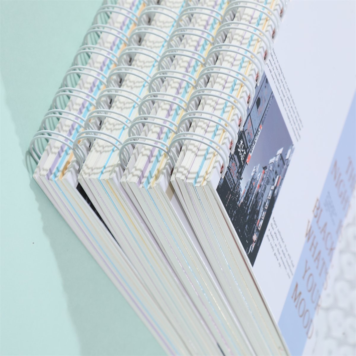 2024 2025 Custom Logo Notebook Custom Printing Journal Notebook Custom Spiral Planner Journal Notebook