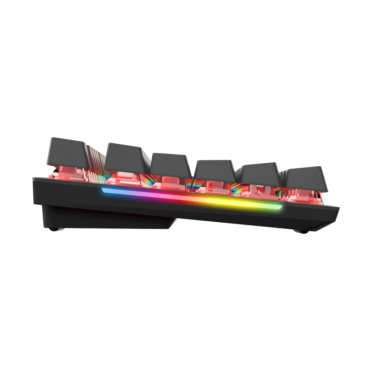Custom Logo Hot Selling FANTECH MK856 MAFIX 87Keys Macro Detachable Type-C 22 LED Mode Gaming Keyboard