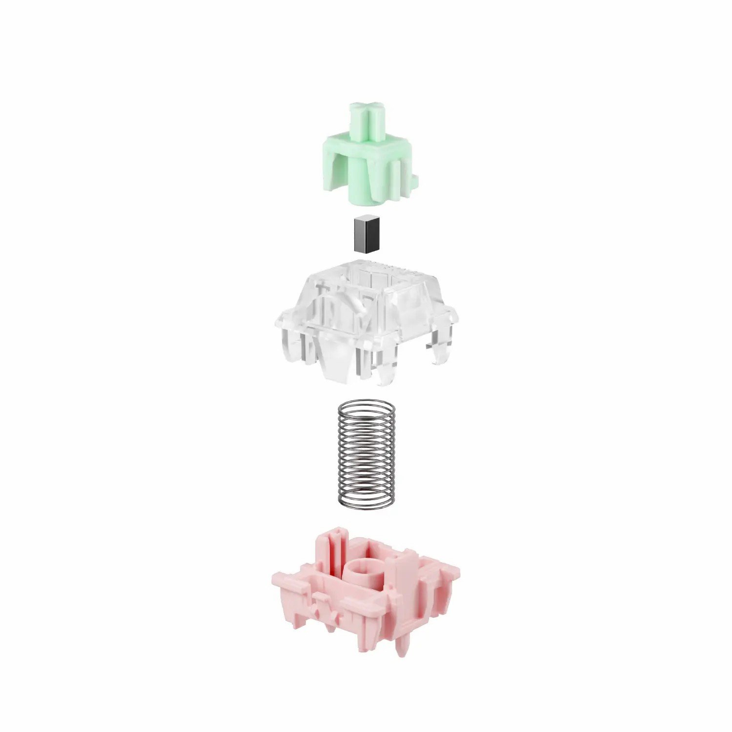 GATERON Dual-rail Magnetic Jade Mini E Switch RGB gaming mechanical DIY gaming customized hall sensor keyboard switch