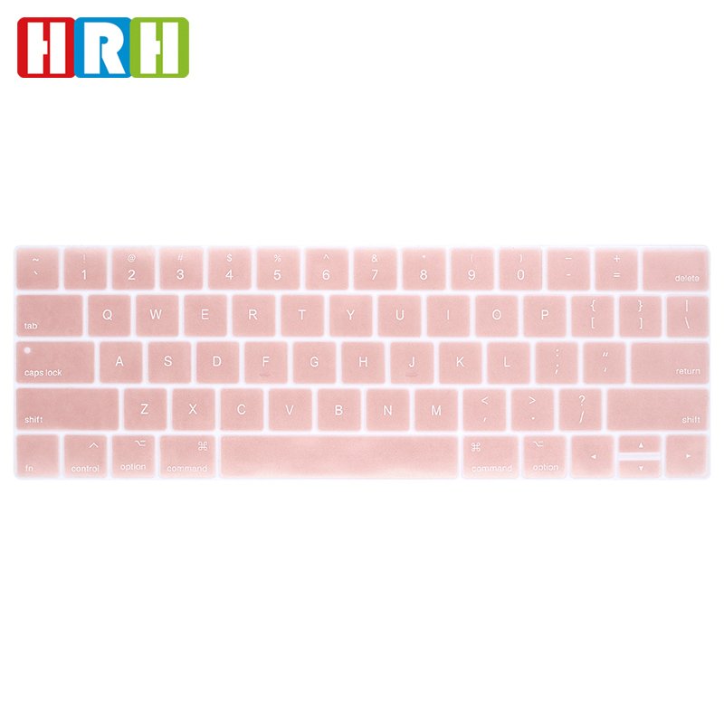 Cream Color Silicone Keyboard Covers laptop Skins Protector For Mac book Pro 13" 15" touch bar protector laptop