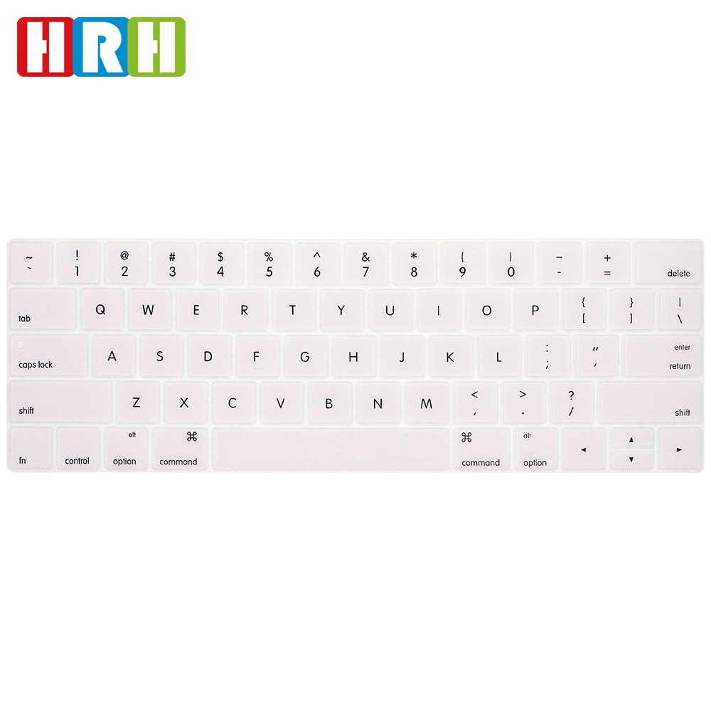 Cream Color Silicone Keyboard Covers laptop Skins Protector For Mac book Pro 13" 15" touch bar protector laptop