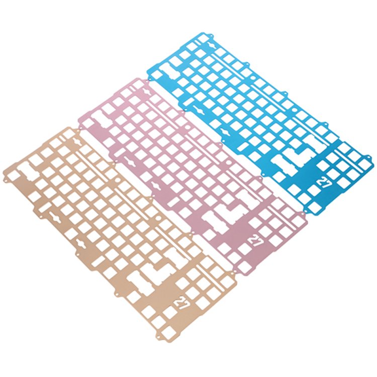 Custom CNC Milling Machining Anodizing Aluminum Cover Gaming PC Keyboard Aluminium Case Parts Cover Machining Keyboard Case