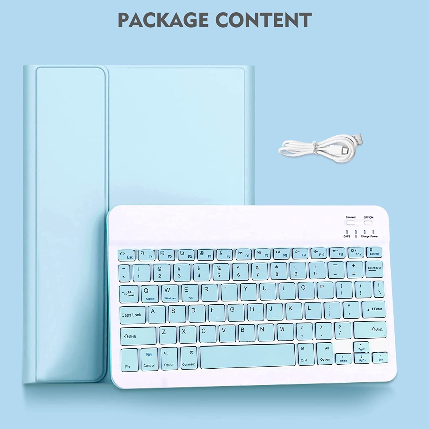 Suitable for the latest iPad air11 tablet case in 2024 10.2 protective case 10th generation detachable Bluetooth keyboard case