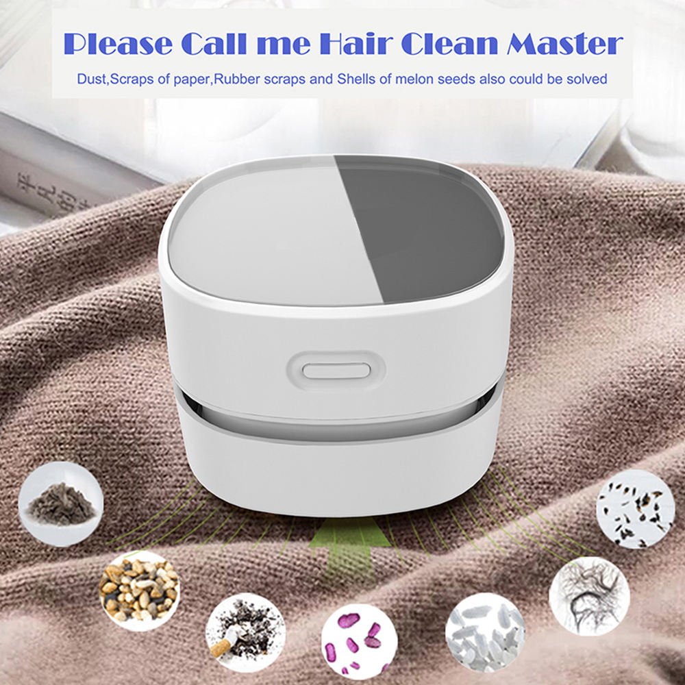 Mini Cute Portable USB Rechargeable Electric Handheld Vacuum Cleaner For Keyboard PC Desktop Desk Table Top Home Office Dry Dust
