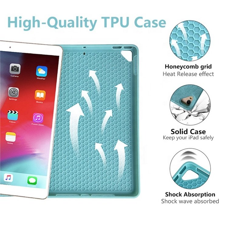 Keyboard Case For iPad 10.2/10.5 Magnetic Case For iPad 10.9/11 Shockproof Protection Cover with Pencil Holder