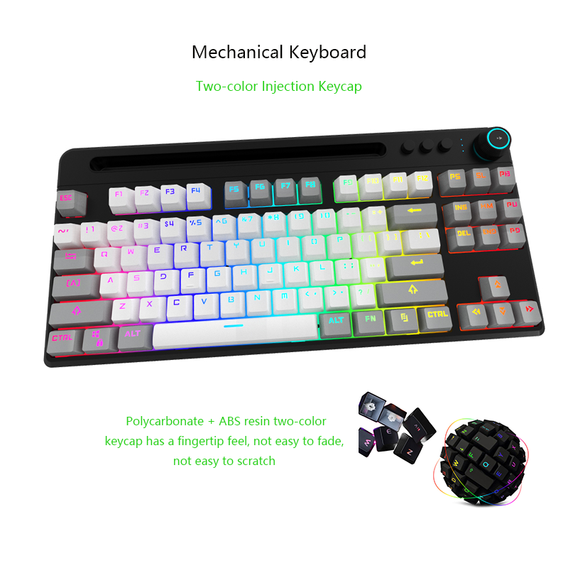 China Manufactory Ergonomic Anime Keyboard Mechanical Leopold Keyboard Split Mechanical Keyboard