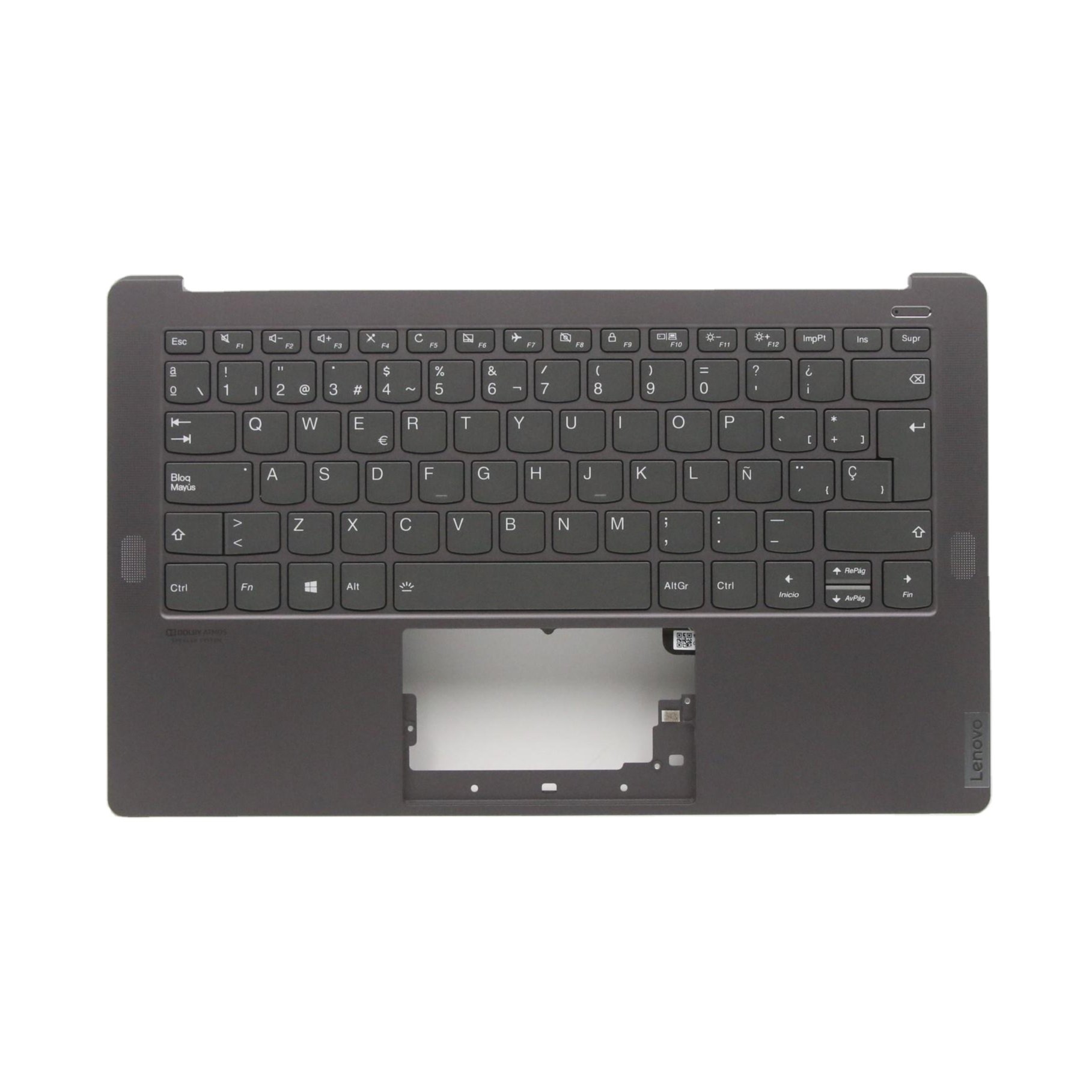 New laptop top case upper case c cover palmrest with SP keyboard w/touch pad for Yoga S940-14IWL Laptop (Lenovo) 5CB0U42513