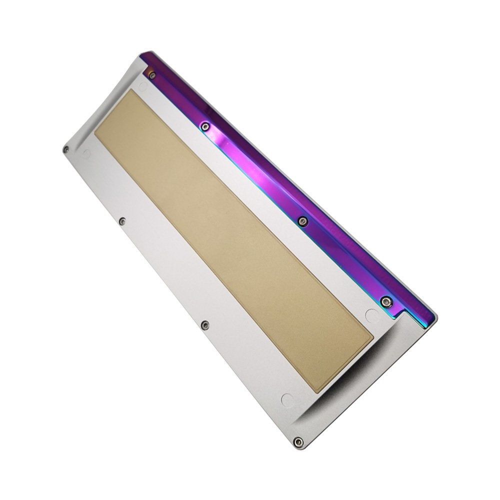 Sliver Anode Cnc Machining Aluminium Stainless Steel Keyboard Cover Parts Mechanical Keyboard Cnc Custom Keyboard Supplier