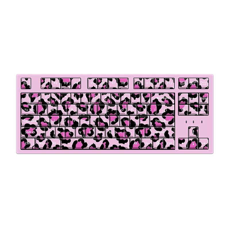 The new 2021 design custom printing keyboard in full set with blue switch of Chinese keyboard cup DIY accept